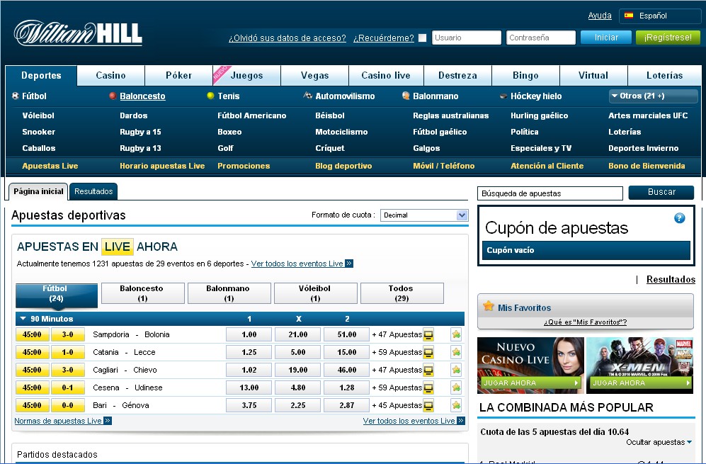 William Hill Deportes